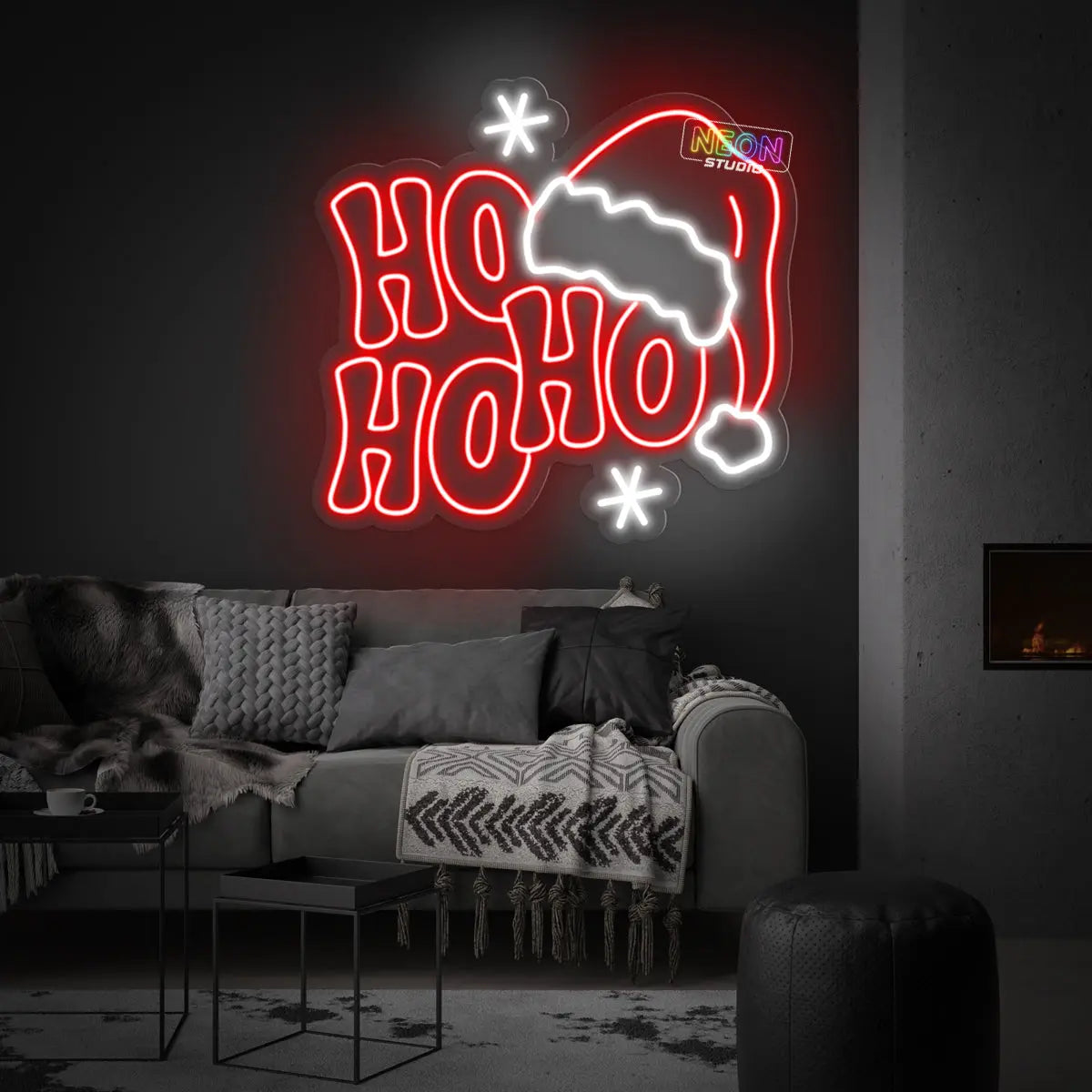 HoHoHo Chrismas! neonskylt